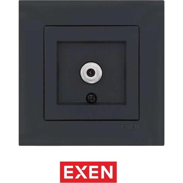 Exen Karell Füme Uydu Prizi Ekranlı (F Konnektör) ürün görseli 1