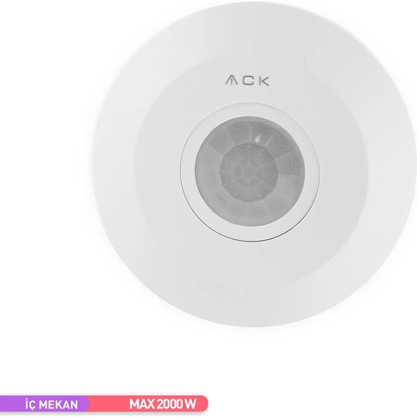 Ack 360 Derece Tavan Tipi Lüks Hareket Sensörü ürün görseli 1