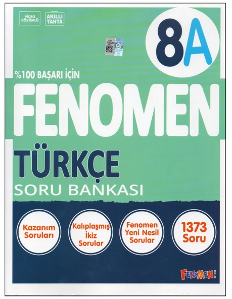 Fenomen 8.Sınıf 8A Türkçe Soru Bankası ürün görseli 1