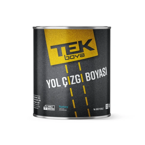 TEK YOL ÇİZGİ BOYASI 1,75 LT(3 KG) BEYAZ ürün görseli 1