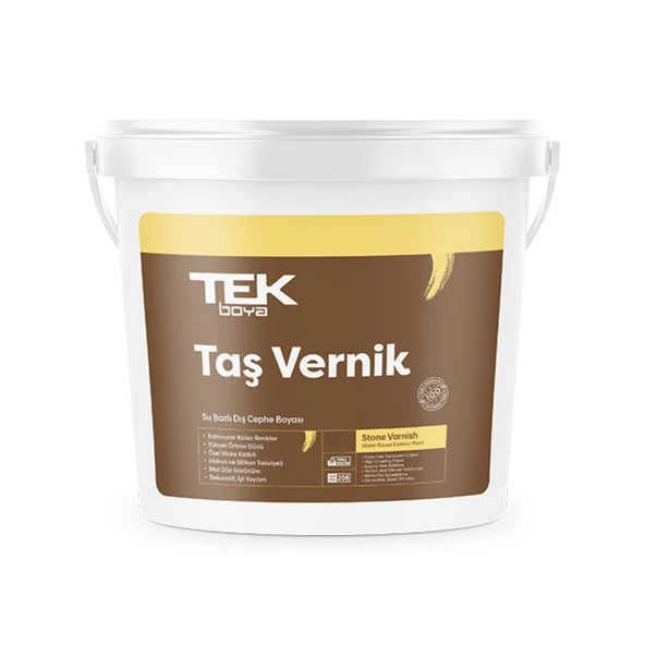 TEK SU BAZLI DOĞAL TAŞ VERNİK 2,5 LT ürün görseli 1