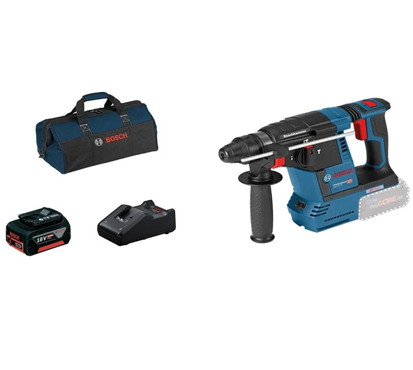 Bosch GBH 18V-26 1x4.0Ah Tek Akülü Kırıcı Delici ürün görseli 1
