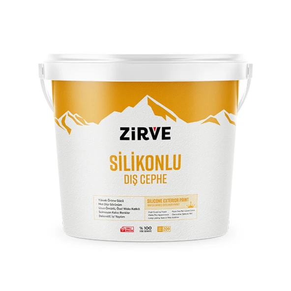 ZİRVE SİLİKONLU DIŞ CEPHE BOYASI 3,5 KG ürün görseli 1
