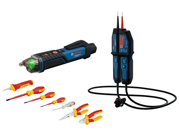 Bosch 3’lü Profesyonel Elektrikçi Test Aletleri Seti ürün görseli 1