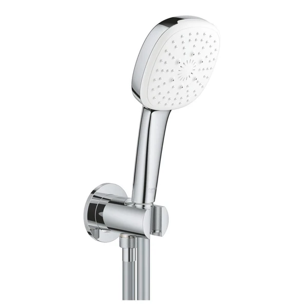 Grohe Tempesta Cube 110 Ankastre Bağlantılı El Duşu Seti, 3 Akışlı Krom, 26910003 ürün görseli 1