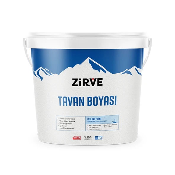 ZİRVE TAVAN BOYASI 10 KG BEYAZ ürün görseli 1