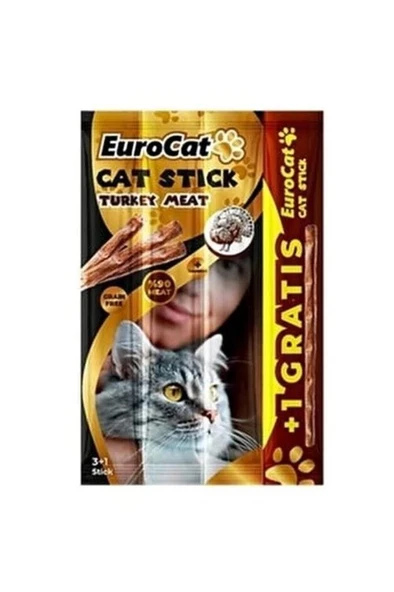 EuroGold Cat CatStick Hindi Etli 4x5 gr SKT:02/2026 ürün görseli 1