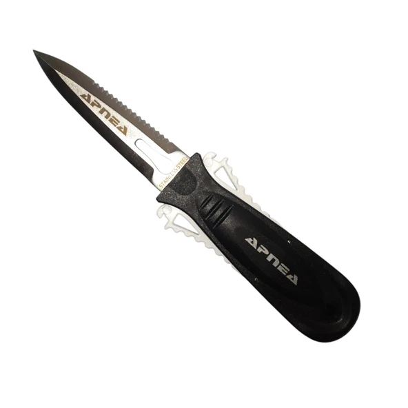 Apnea Attack 9cm Dalış Bıçağı Kol Bantlı Kakıçlı ürün görseli 1