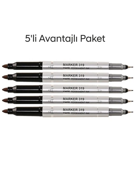 Aıhao AH-319 Çift Uçlu CD Ve DVD Kalemi Siyah Renk ürün görseli 1