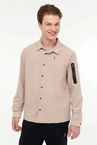 Lumberjack Zuhn 60itl522 Erkek Gomlek - Bej ürün görseli 1