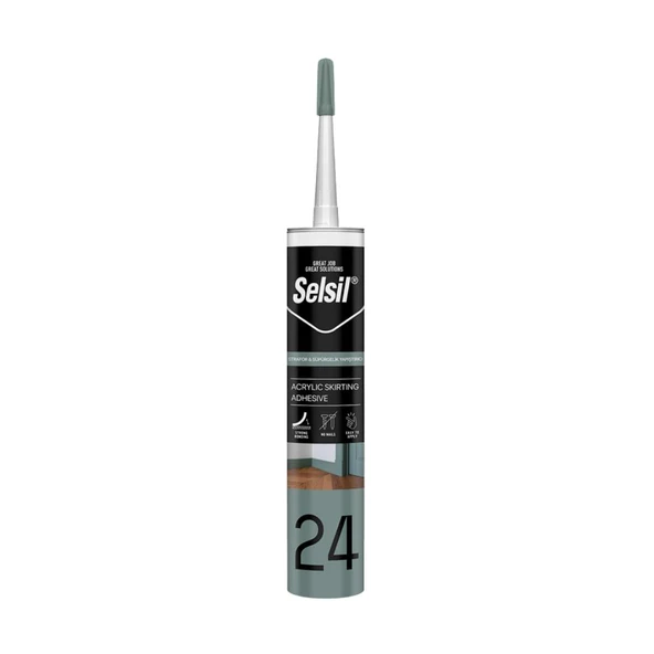 Selsil 500 gr Strafor Süpürgelik Yapıştırıcı Beyaz ürün görseli 1