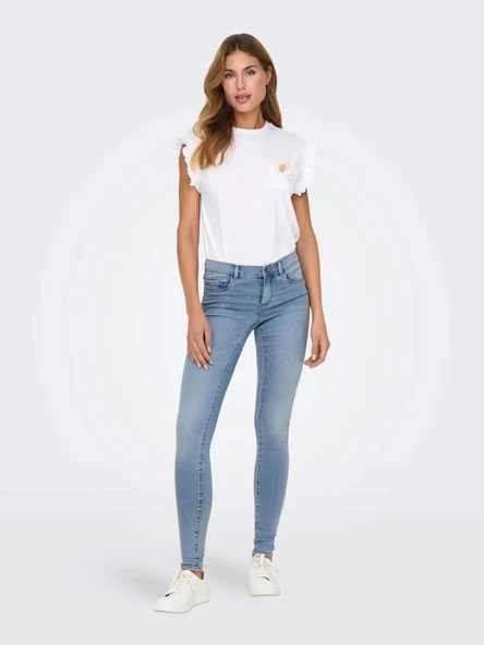 Only 15129693 5 Cep Kadin Pantolon - Buz Mavi ürün görseli 1