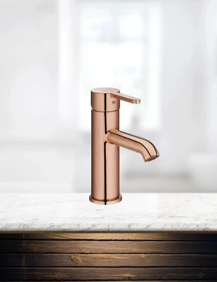 ROCA Lavabo Batarya, Carelia, PVD Everlux, Rose Gold, A5A328ARGK ürün görseli 1