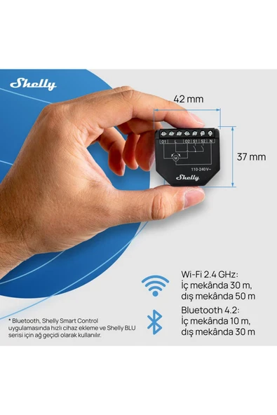 Shelly Shutter Akıllı Panjur Kontrol Rölesi - Resim 3