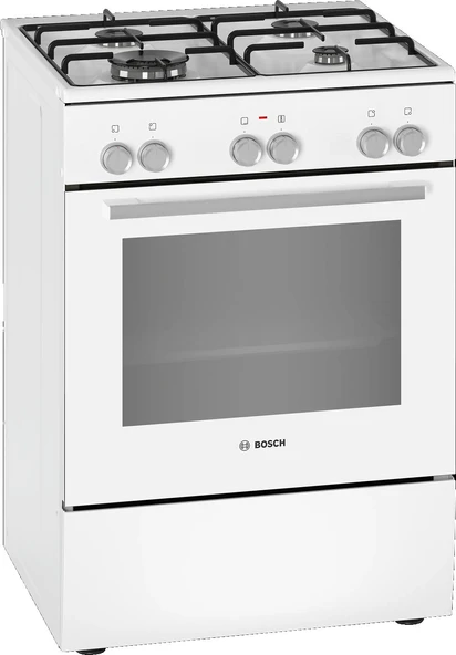 Bosch HXA090H21T Ocaklı Fırın Gazlı/elektrikli Beyaz ürün görseli 1