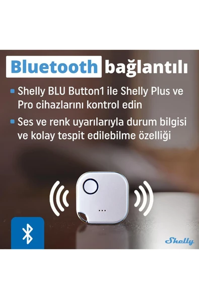 Shelly Blu Button1 Kablosuz Buton - Resim 3