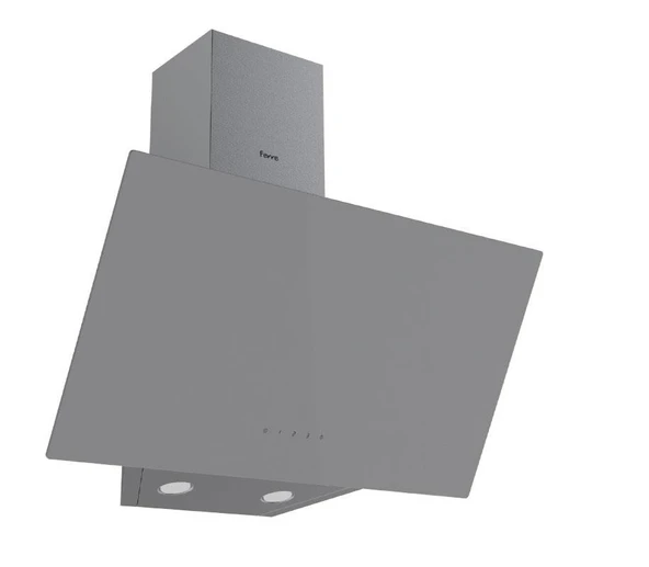 Ferre D079 Flowart Serisi Tek Cam Dokunmatik 60 cm Gri DAVLUMBAZ-500M3 ürün görseli 1