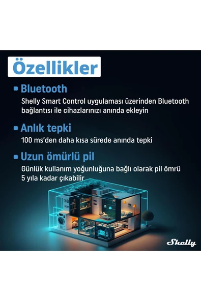Shelly Blu Motion Bluetooth Hareket Sensörü - Resim 5