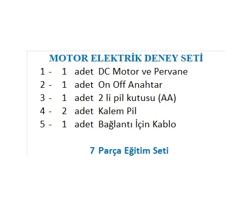 MOTOR ELEKTRİK DENEY SETİ - Resim 2