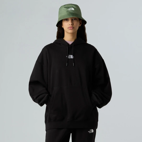 The North Face W ESSENTIAL OVERSIZE HOODIE Kadın Sweatshirt NF0A89ENJK31 ürün görseli 1