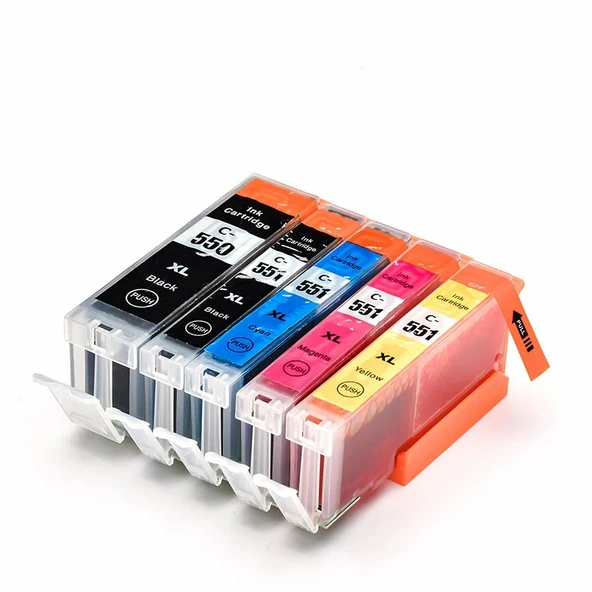 PhotoPrint Photo Print  Canon Pixma İx6850  PGI-550XL CLI-551XL Chipli Muadil Kartuş Seti ürün görseli 1