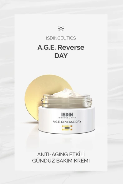 ISDIN Isdinceutics Age Reverse Day Anti-aging Cream 50 ml Yaşlanma Karşıtı Gündüz Bakım Kremi ürün görseli 1