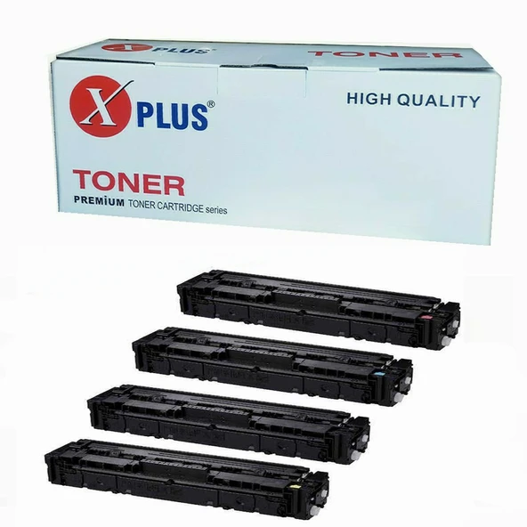 Xplus Canon i-Sensys LBP-631Cw CRG-067 İthal 4 Renk Muadil Toner Seti CHİPLİ  1.350 Sayfa ürün görseli 1