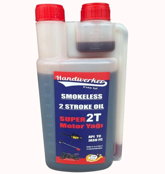 Handwerker 2 Zamanlı Motor Benzin Karışım Yağı Ölçekli 1 lt ürün görseli 1