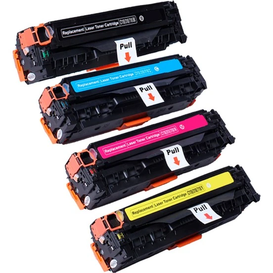 Photo Print Canon CRG-716  Siyah, Mavi, Sarı, Kırmızı 4 Renk Muadil Toner Takım ürün görseli 1