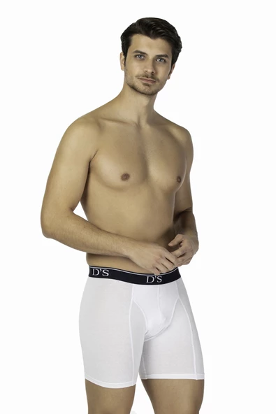 D'S DAMAT Comfort Boxer Uzun Beyaz ürün görseli 1