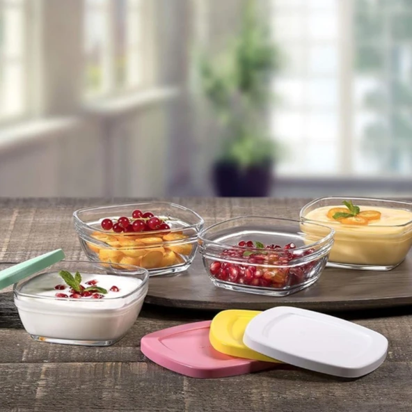 PASABAHCE G4U PUDDING SAKLAMA KABI - Resim 3