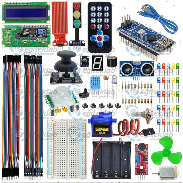 Arduino Nano Süper Başlangıç Seti ürün görseli 1