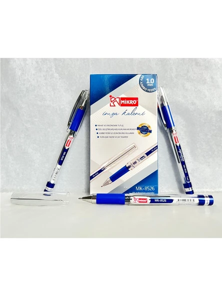 MİKRO MK-8526 İMZA KALEMİ MAVİ - Resim 6
