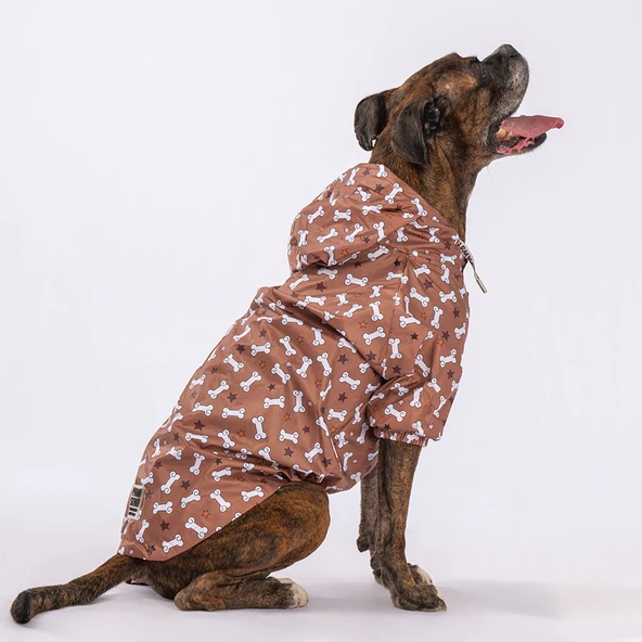 Pawstar StellaOs Fileli Su Geçirmez Orta-Büyük Irk Köpek Yağmurluğu ürün görseli 1