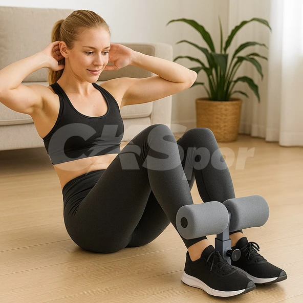 Vantuzlu Mekik Çekme Aleti Karın Egzersizi ve Evde Spor için Dayanıklı Egzersiz Aparatı ürün görseli 1