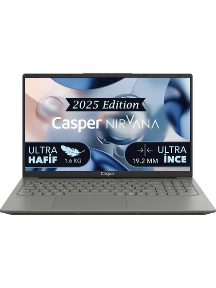 Casper Nirvana X600.7430-BV00X-G-F AMD Ryzen 5 7430U 16GB RAM 500GB SSD Freedos 15.6” FHD ürün görseli 1