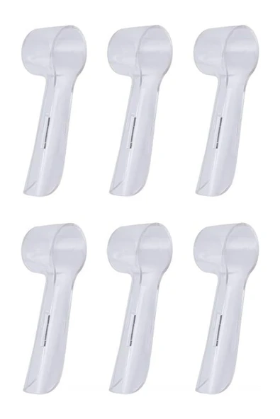 Orident Oral-b Uyumlu Şarjlı Diş Fırçası Ve Elektrikli Diş Fırçası Başlıkları Için Koruma Kapağı 6 Adet ürün görseli 1