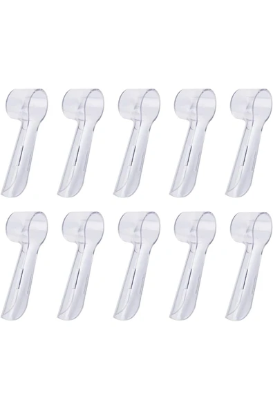 Orident Oral B Şarjlı Ve Pilli Diş Fırçaları Ile Uyumlu Yedek Başlık Koruyucu Kapak Renkli 10’lu Set ürün görseli 1