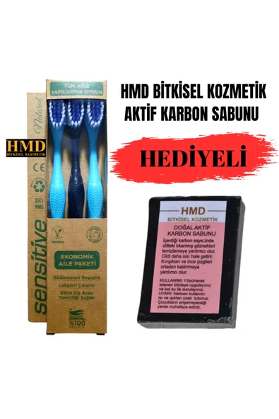 Herbadent Hmd Sensitive Diş Fırçası Orta Sert X 3 Adet Mr. Fresh Diş Fırçası ürün görseli 1