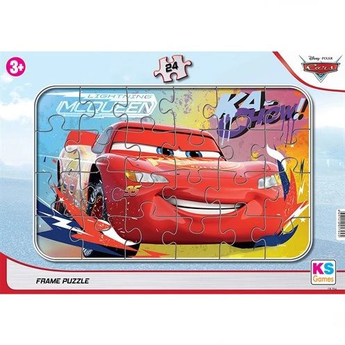 KS Puzzle 24 Parça Cars Frame Puzzle Ka-Chow! ürün görseli 1