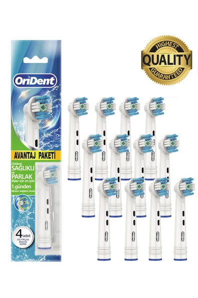 Orident Whitening Pro Oral B Uyumlu 12 Adet Yedek Başlık - Beyazlatma Teknolojisi & Premium Quality ürün görseli 1