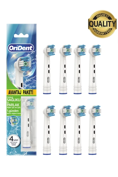 Orident Whitening Pro Oral B Uyumlu 8 Adet Yedek Başlık - Beyazlatma Teknolojisi & Premium Quality ürün görseli 1