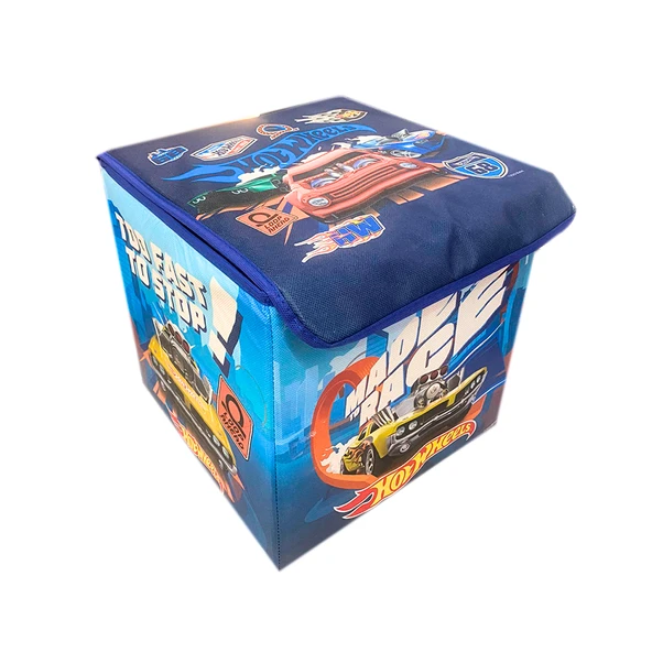 Gokidy Hotwheels Oyuncak Saklama Kutusu 30x30 Cm ürün görseli 1