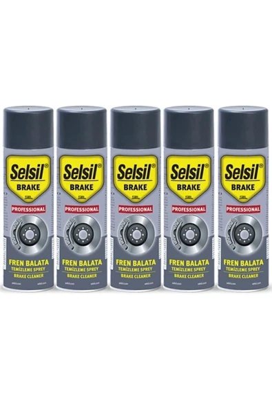 Selsil Fren Balata Temizleme Spreyi 500 Ml 5'li Paket ürün görseli 1