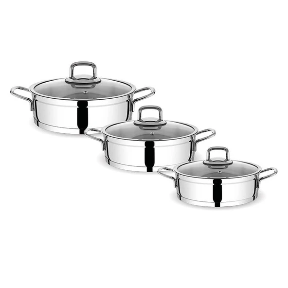 FMS Silindir 6 Parça Çelik Omlet Set Metal 5009 ürün görseli 1