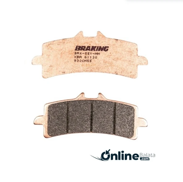 Ducatı Dıavel 1200 2011-2018 Braking Sinterli Ön Fren Balata Ob93055 ürün görseli 1