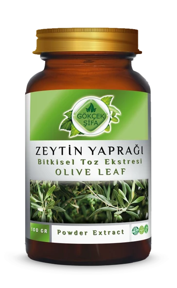 Zeytin Yaprağı Toz Ekstresi ( Olive Leaf Powder Extract) 100 gr Cam Kavanoz ürün görseli 1
