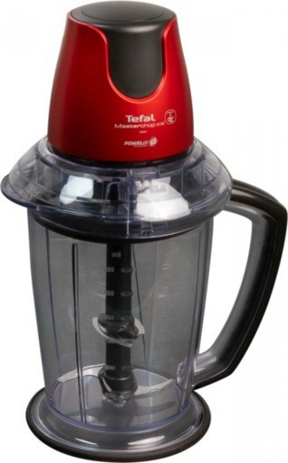 Tefal MB4705TR Masterchop Powelix Blades 4 Bıçaklı Doğrayıcı - Kırmızı ürün görseli 1