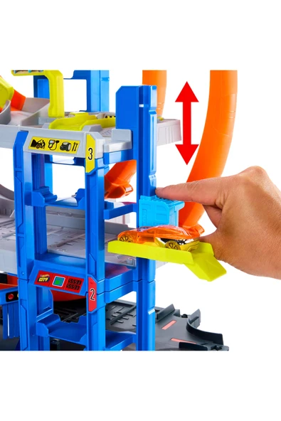 Hot Wheels Cıty Mega Loop Garage JBM74 - Resim 3