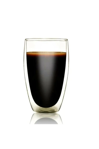 Mithra Life 500ML Çift Cidarlı Isı Yalıtımlı Cam Şeffaf Kupa Bardak MIT1205 ürün görseli 1